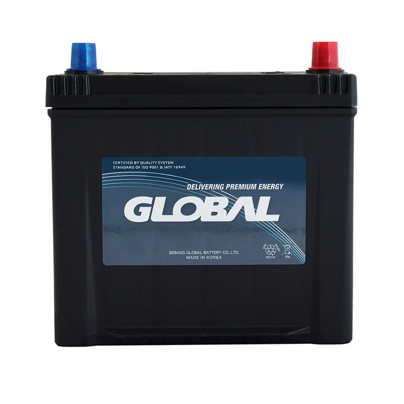 Автомобільний акумулятор GLOBAL Asia SMF 65Ah, 580A, R+ (SMF 75D23L) (D23), н.к.