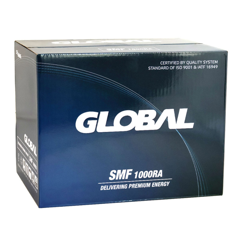 Автомобільний акумулятор GLOBAL Asia SMF 100Ah, 870A, L+ (SMF 1000RA) (Heavy-Duty)