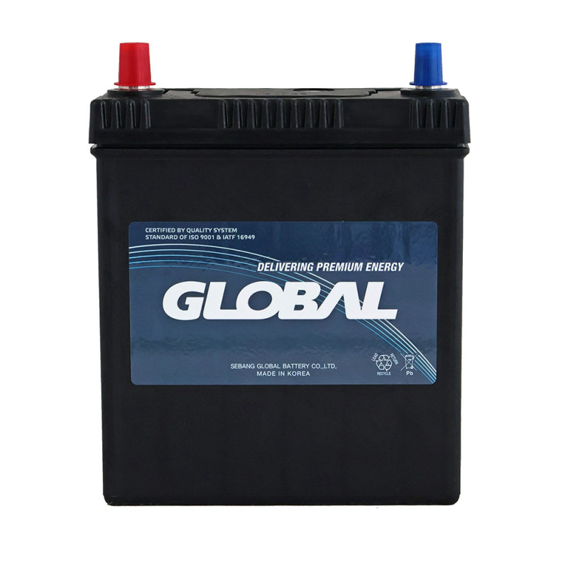 Автомобільний акумулятор GLOBAL Asia SMF 42Ah, 360A, L+ (SMF 44B19R) (B19) т.к.