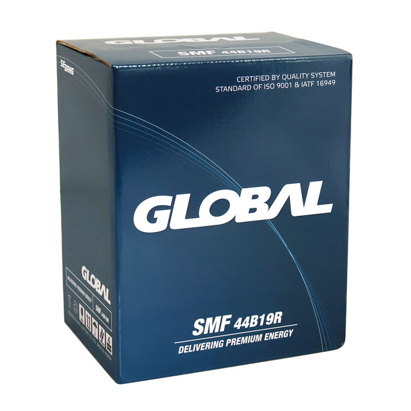 Автомобільний акумулятор GLOBAL Asia SMF 42Ah, 360A, L+ (SMF 44B19R) (B19) т.к.