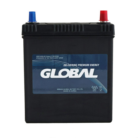 Автомобільний акумулятор GLOBAL Asia SMF 42Ah, 360A, R+ (SMF 44B19L) (B19) т.к.,