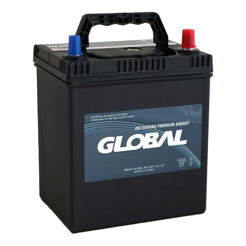 Автомобільний акумулятор GLOBAL Asia SMF 42Ah, 360A, R+ (SMF 44B19L) (B19) т.к.,