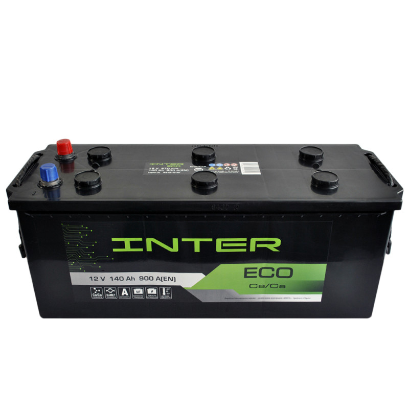 Автомобільний акумулятор INTER Eco 140Ah 900A L+ (D4)