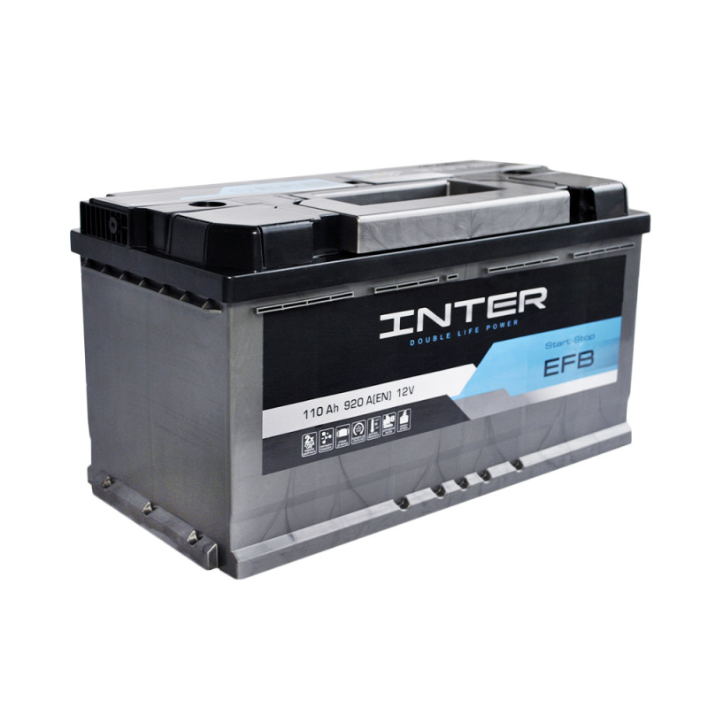 Автомобільний акумулятор INTER EFB 110Ah 920A R+ (L5)