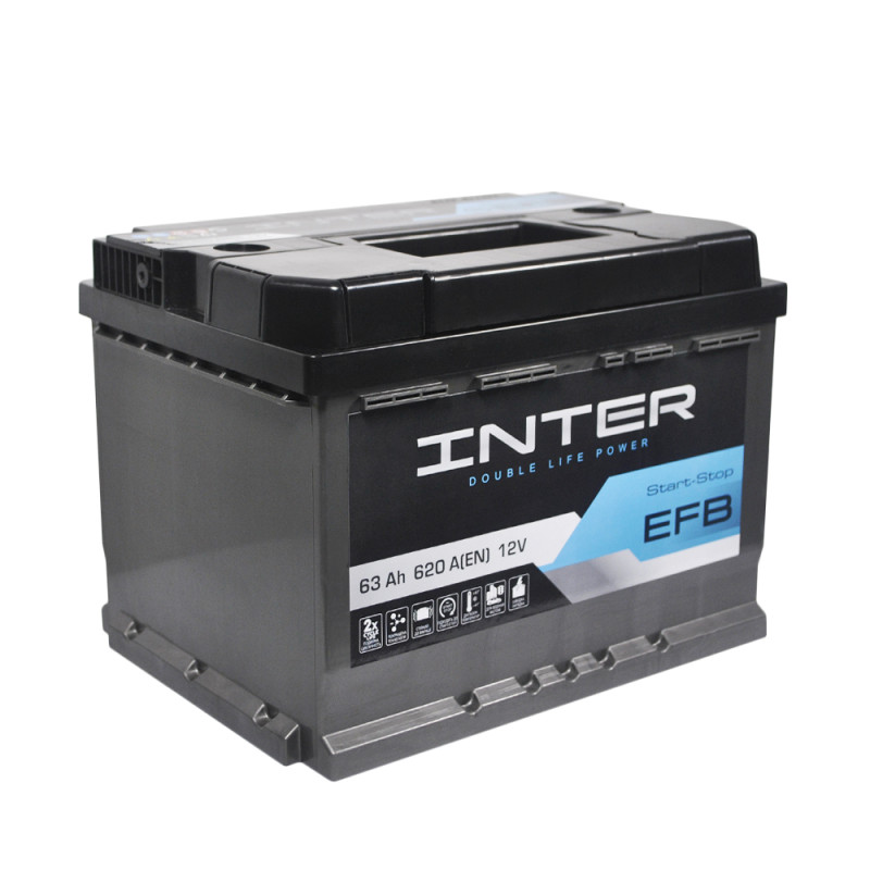 INTER EFB 63Ah 620A R+ (h=175)