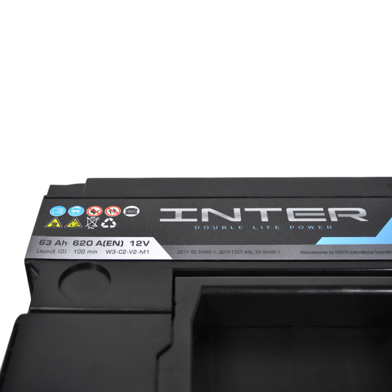 INTER EFB 63Ah 620A R+ (h=175)