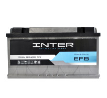 INTER EFB 110Ah 920A R+
