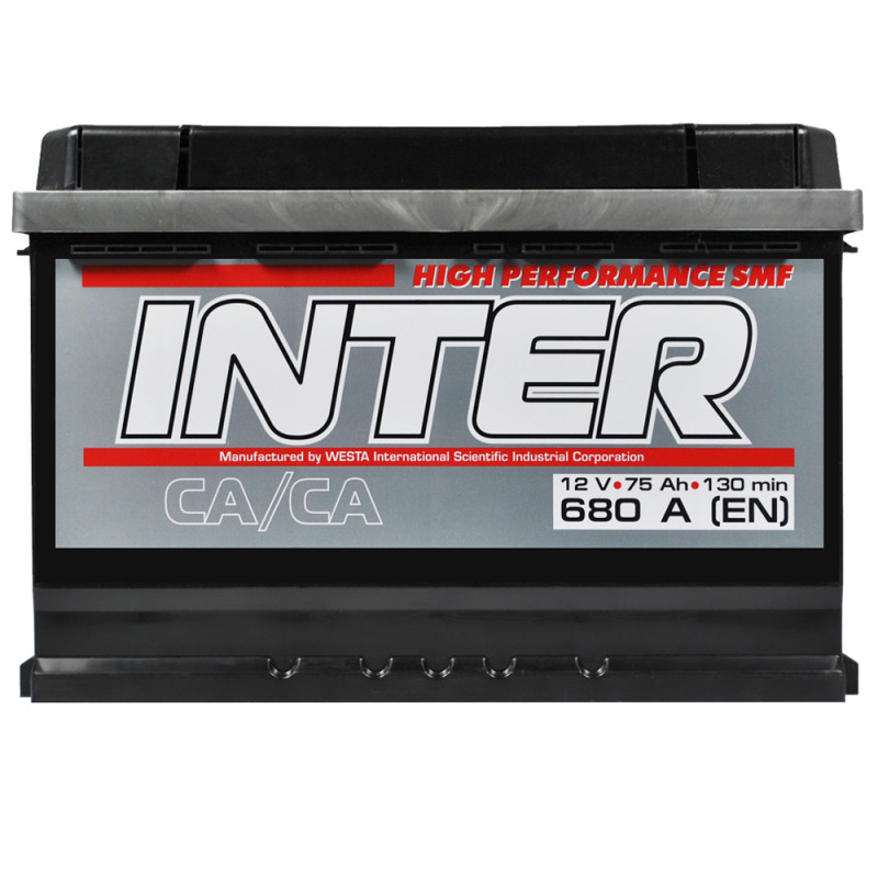 Автомобільний акумулятор  INTER high performance  75Ah 680A R+ (L3)