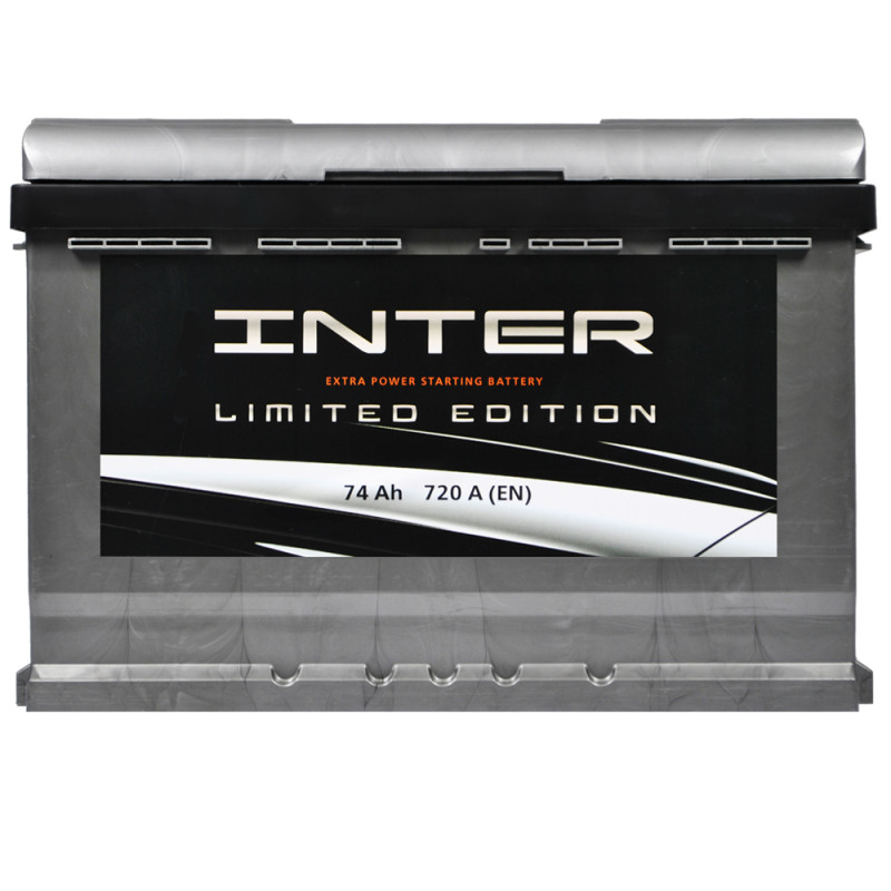 Автомобільний акумулятор INTER limited edition  74Ah 720A L+ (L3)