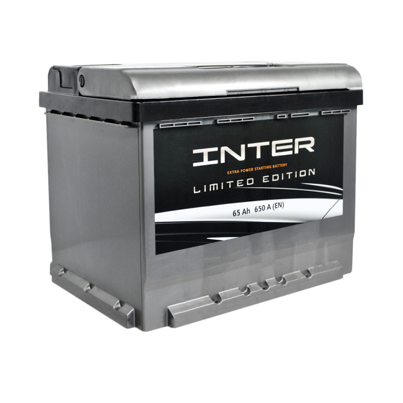 Автомобільний акумулятор INTER limited edition  65Ah 650A L+ (L2)