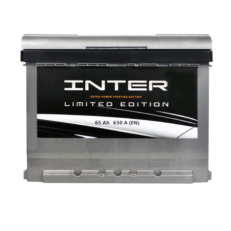 Автомобільний акумулятор INTER limited edition  65Ah 650A R+ (L2)
