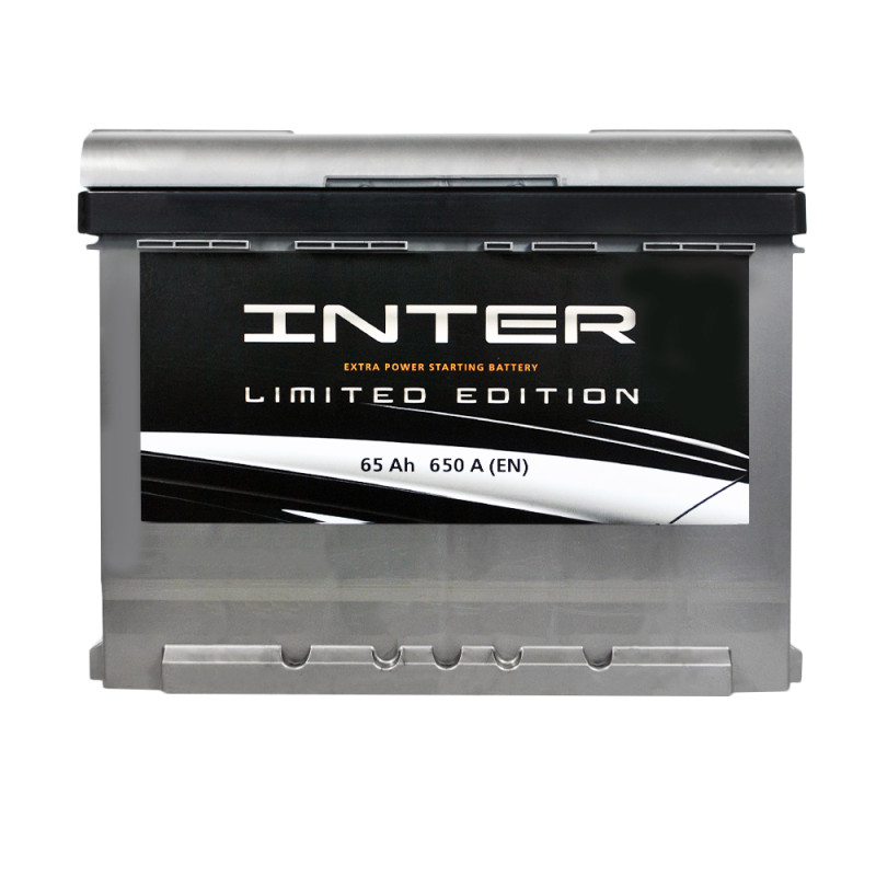 Автомобільний акумулятор INTER limited edition  65Ah 650A R+ (L2)
