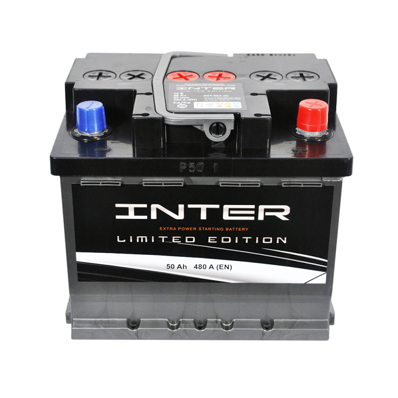Автомобільний акумулятор INTER limited edition  50Ah 480A R+ (L1B)