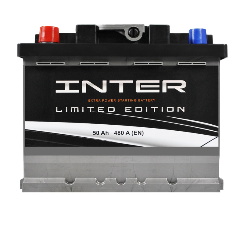 Автомобільний акумулятор INTER limited edition  50Ah 480A L+ (L1B)