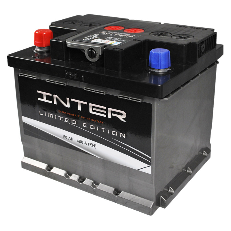 Автомобільний акумулятор INTER limited edition  50Ah 480A L+ (L1B)