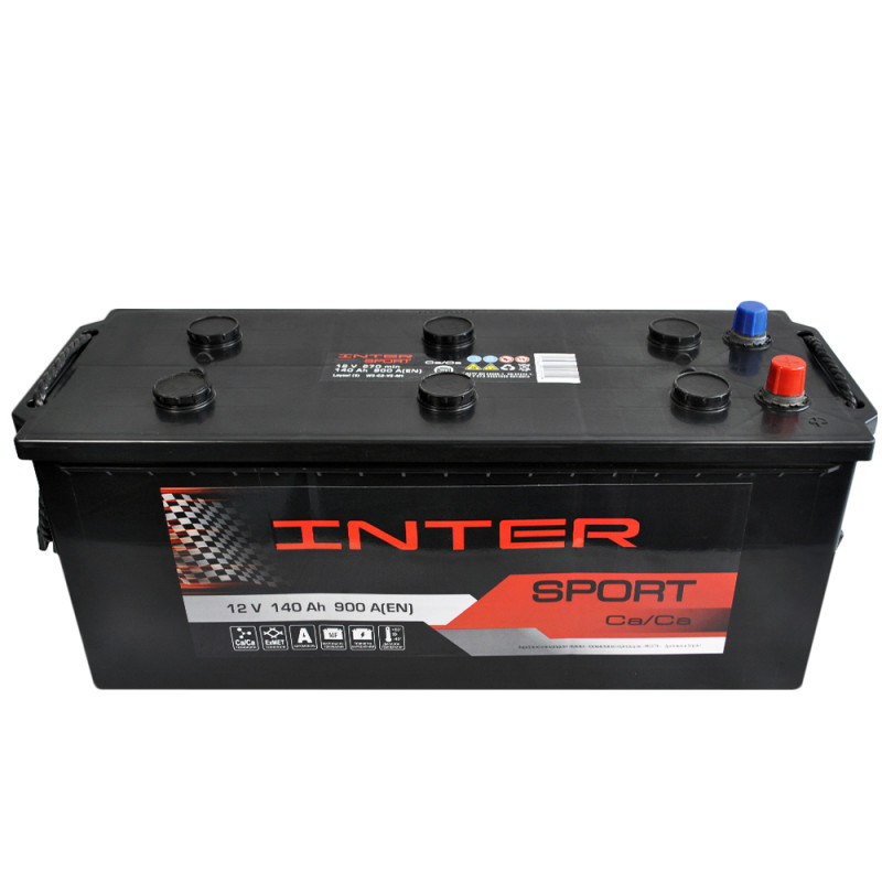 Автомобільний акумулятор INTER Sport 140Ah 900A L+ (D4)