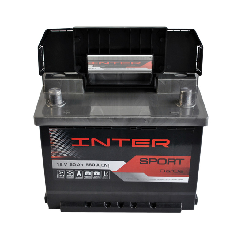 Автомобільний акумулятор INTER Sport 60Ah 580A L+ (L2)