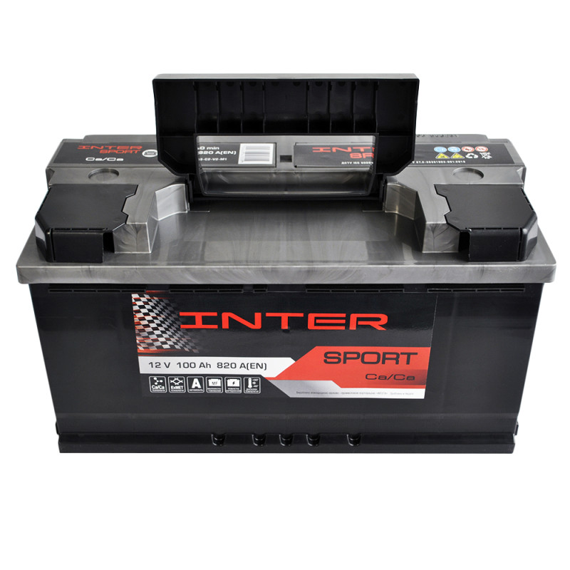 Автомобільний акумулятор INTER Sport 100Ah 840A R+ (L5)