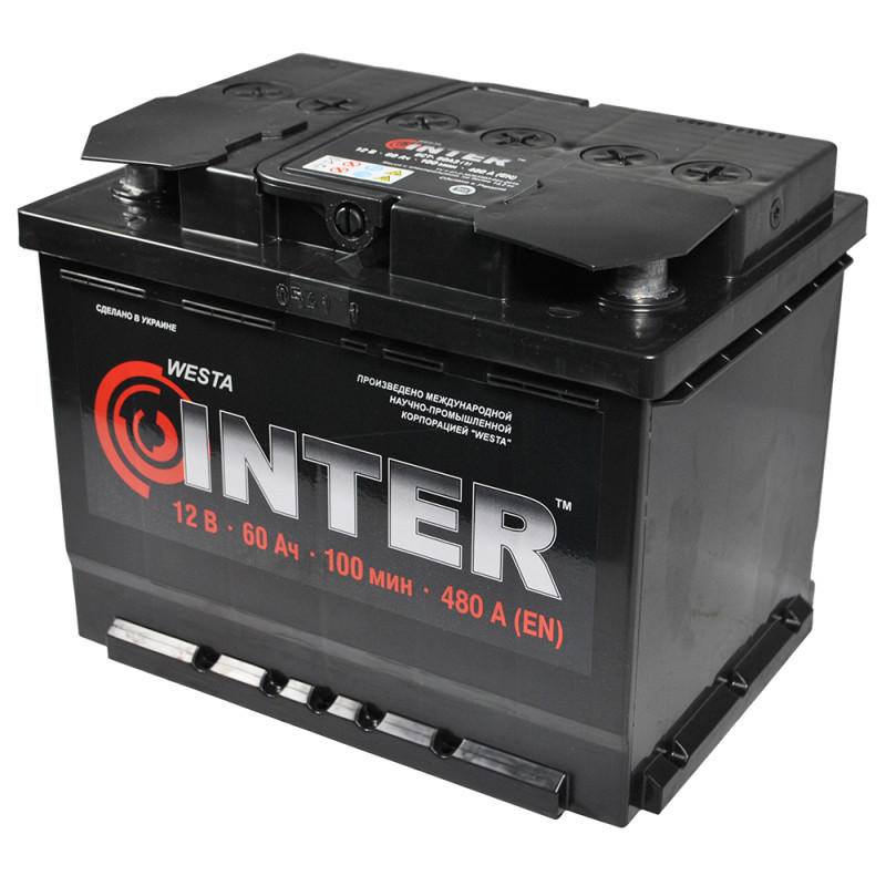 Автомобільний акумулятор  INTER  60Ah 480A L+ (L2)