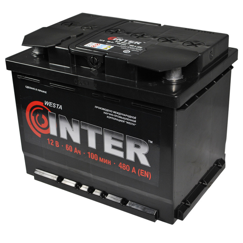Автомобільний акумулятор  INTER  60Ah 480A R+ (L2)