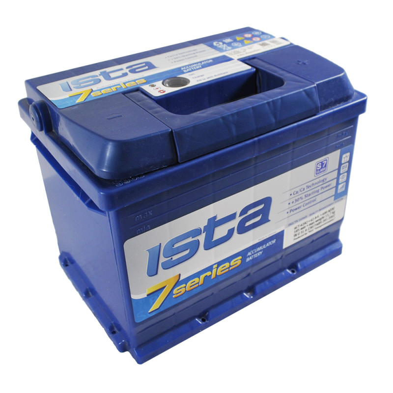 Автомобільний акумулятор ISTA 7 Series (L2) 62Ah 600A R+