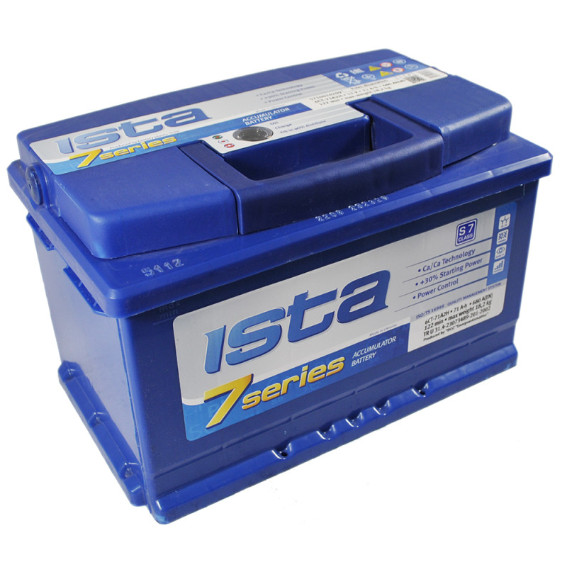 ISTA 7 Series 71Ah 680A R+ (L3B)