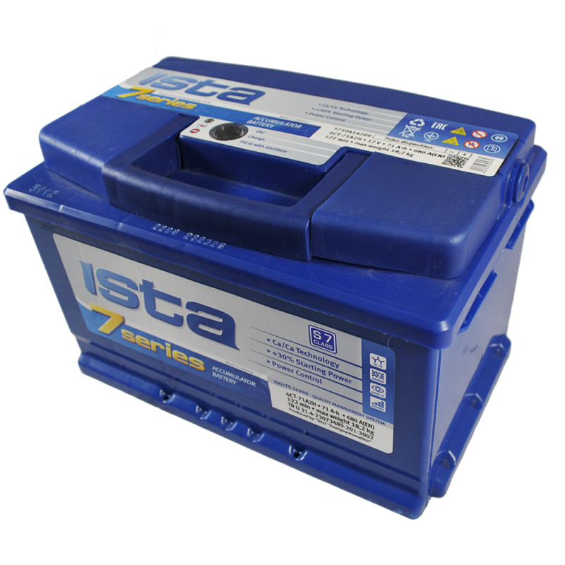 ISTA 7 Series 71Ah 680A R+ (L3B)