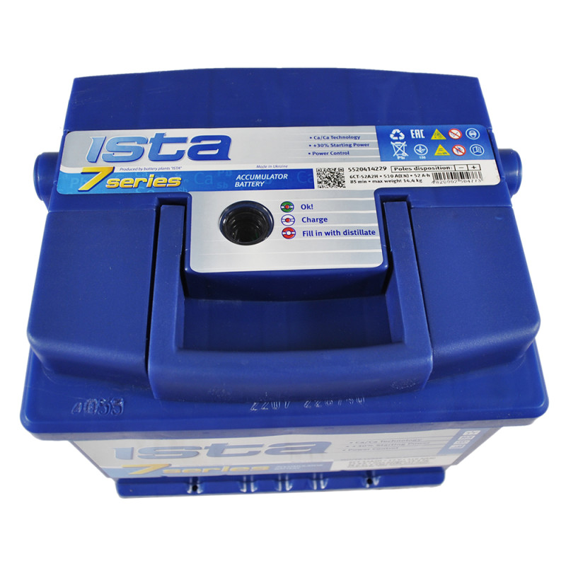 ISTA 7 Series 52Ah 510A R+(L2B)