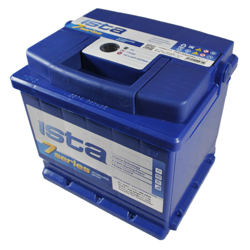 Автомобільний акумулятор ISTA 7 Series 50Ah 480A L+ (L1)