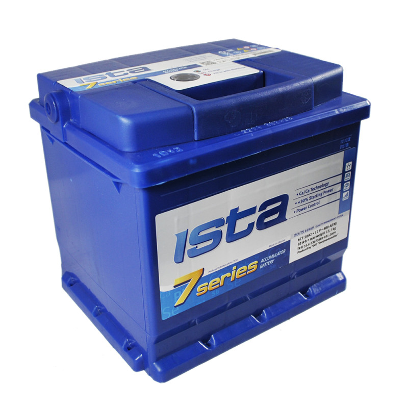 Автомобільний акумулятор ISTA 7 Series 50Ah 480A R+ (L1)
