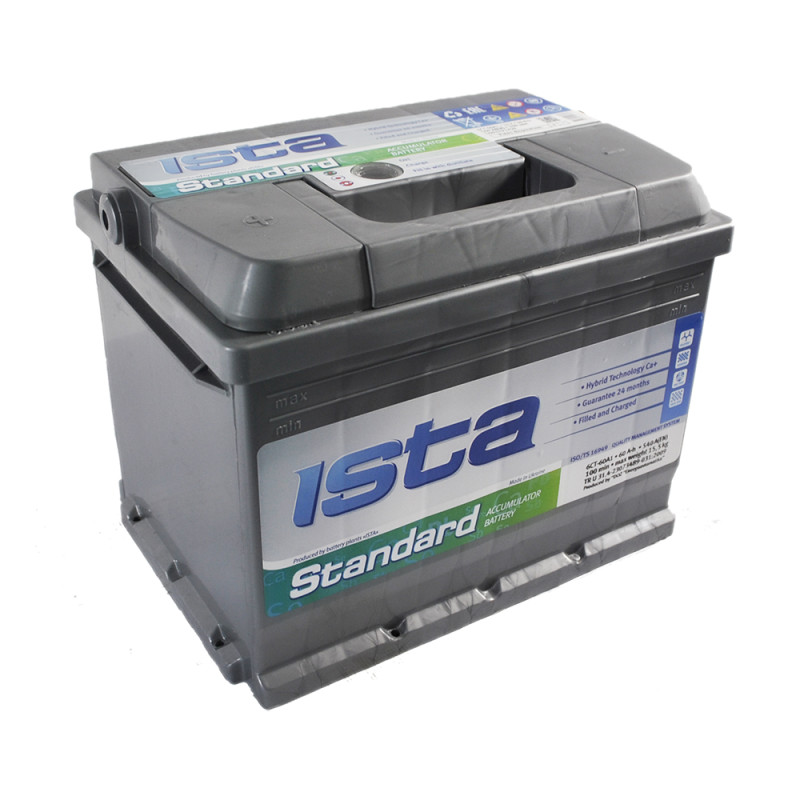 Автомобільний акумулятор ISTA Standard 60Аh 540А L+ (L2)