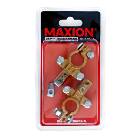 Клеми акумуляторні MAXION MXAC-TC410 пара; латунь