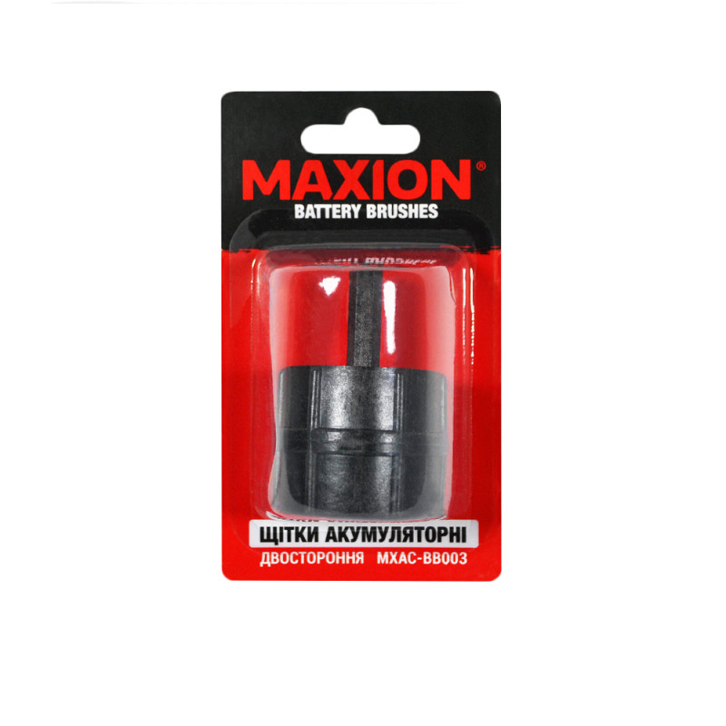 Щітка акумуляторна для очищення клем MAXION MXAC-BB003 ЧОРНА (15.8-16mm (-)