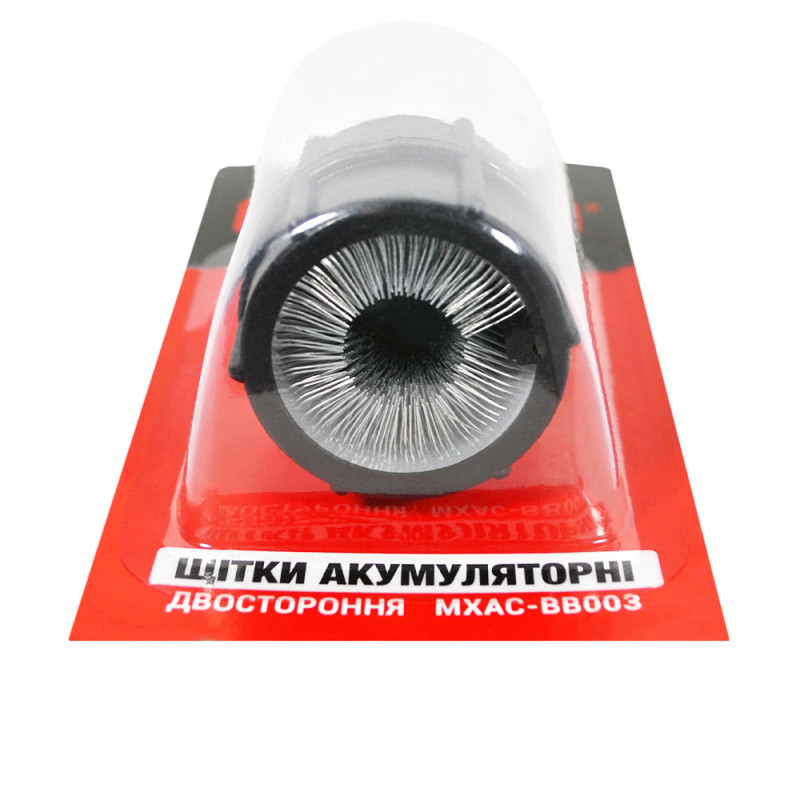 Щітка акумуляторна для очищення клем MAXION MXAC-BB003 ЧОРНА (15.8-16mm (-)