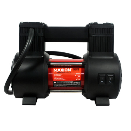 Автомобільний компресор двопоршневий MAXION MXAC-70L2K-LED