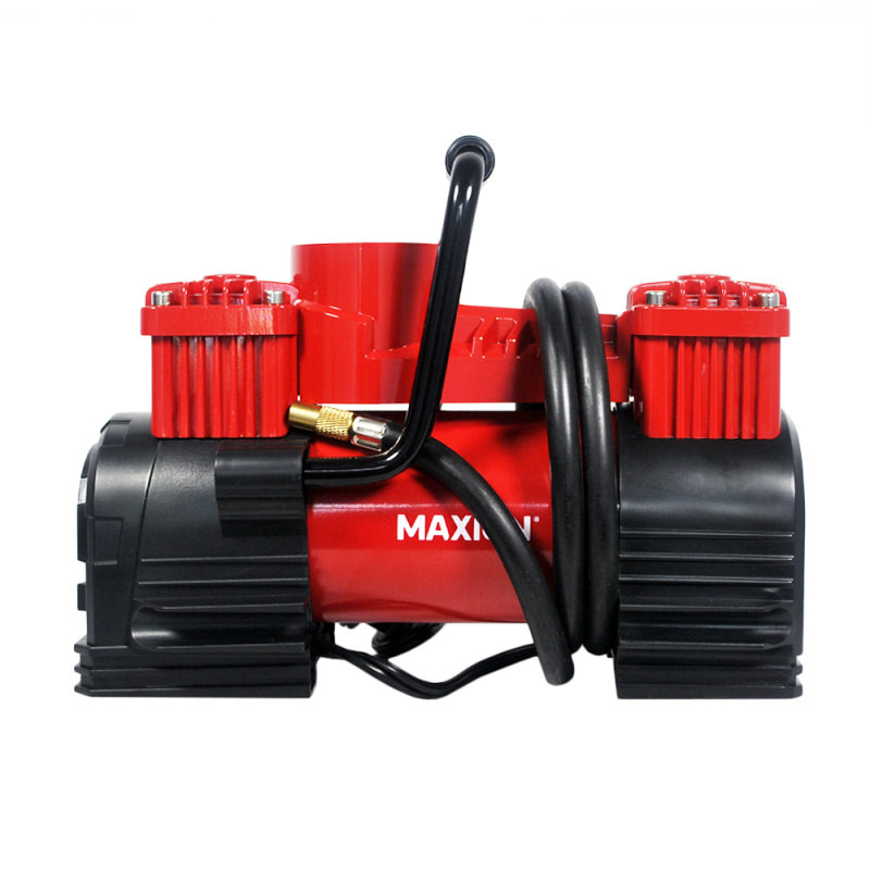 Автомобільний компресор двопоршневий MAXION MXAC-80L2K-LED