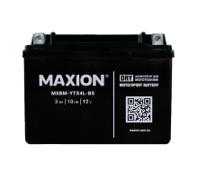 Мото акумулятор MAXION MXBM-YTX4L-BS (12V, 4Ah, 50A, -/+)