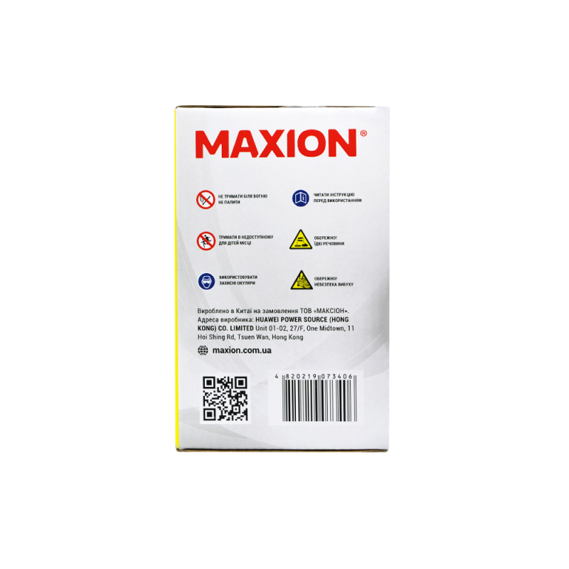 Мото акумулятор MAXION MXBM-YTX14-BS (12V, 12Ah, 160A, +/-)