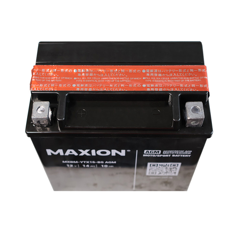 Мото акумулятор MAXION MXBM-YTX14-BS (12V, 12Ah, 160A, +/-)
