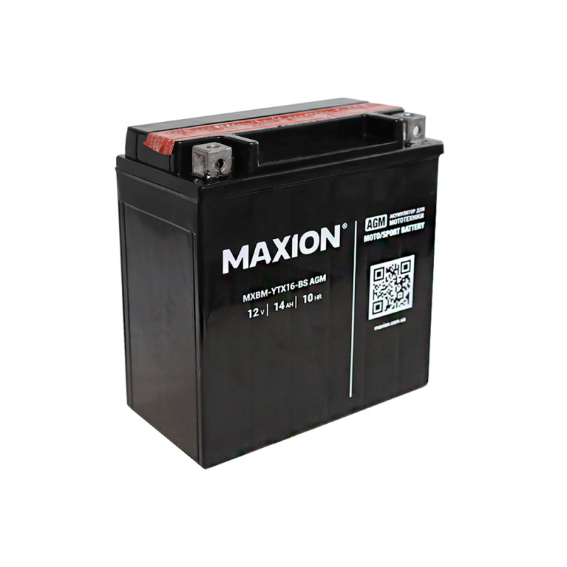 Мото акумулятор MAXION MXBM-YTX14-BS (12V, 12Ah, 160A, +/-)