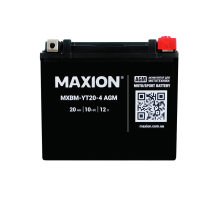 Мото акумулятор MAXION MXBM-YT20L-4 (12V, 20Ah, 330A, -/+)