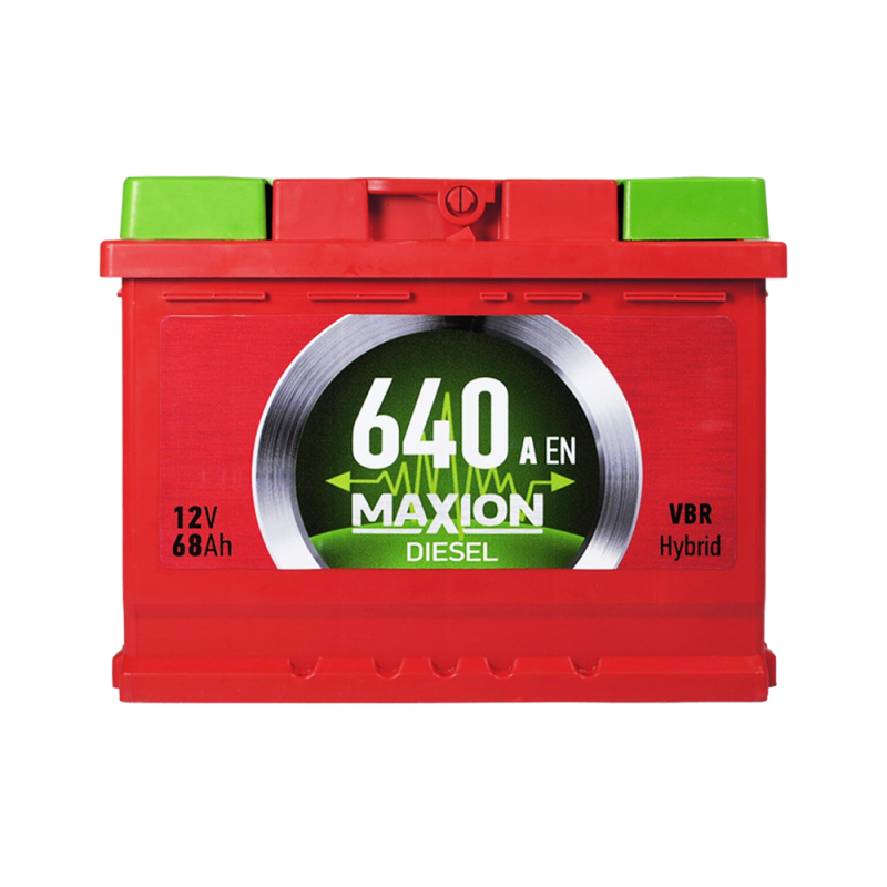 Автомобільний акумулятор MAXION Diesel MF 68Ah 640A L+ (L2)