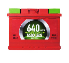Автомобільний акумулятор MAXION Diesel MF  68Ah 640A R+ (L2)