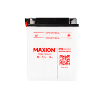 Мото акумулятор MAXION MXBM-YB14L-A1, кислотний, сухозаряджений з електролітом