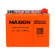 Мото акумулятор MAXION 24MXBM-YB16L-BS GEL (12V, 19Ah, 240A, -/+)
