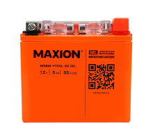 Мото акумулятор MAXION 24MXBM-YTX5L-BS GEL (12V, 5Ah, 55A, -/+)