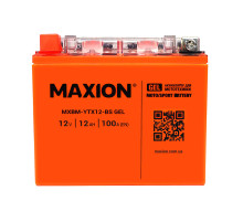 Мото акумулятор MAXION 24MXBM-YTX12-BS GEL (12V, 12Ah, 100A, +/-)