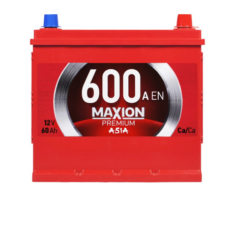 Автомобільний акумулятор MAXION Premium Asia 60Аh 600A R+ (D23)