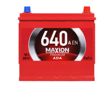 Автомобільний акумулятор MAXION Premium Asia 68Ah 640A R+ (D23)