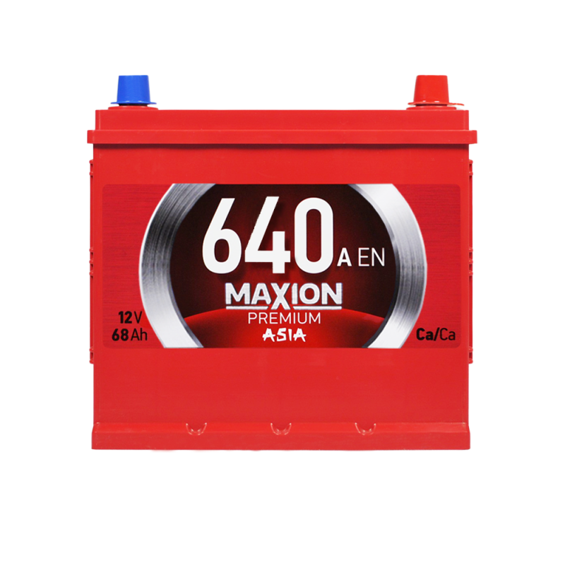 Автомобільний акумулятор MAXION Premium Asia 68Ah 640A R+ (D23)